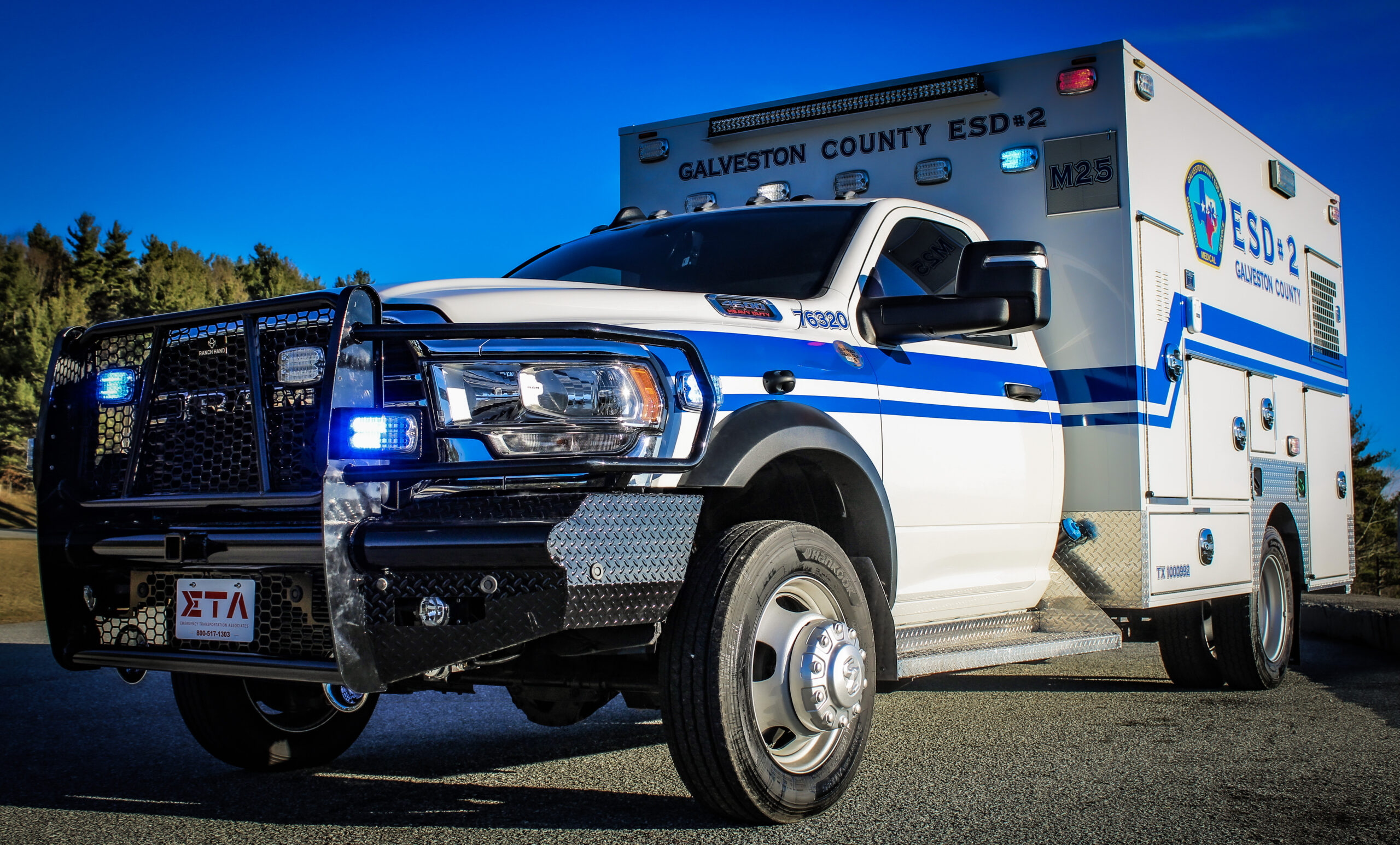 Galveston County ESD 2 Type I Ambulance Remount Dodge Ram