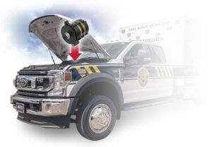power option for frazer ems vehicles: ebr meps unit