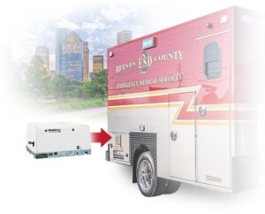 power option for frazer ems vehicles: reeves onan unit